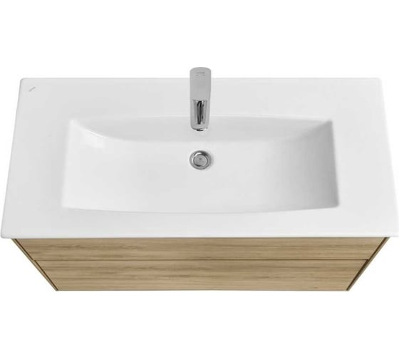Тумба AQUATON Либерти 100/2 дуб Эльвезия (Элина 100, MILA 400, MILA 350х350, Одри 420x620 Soft, Лола 60) 00090108