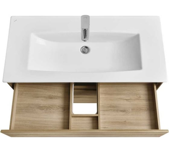 Тумба AQUATON Либерти 100/2 дуб Эльвезия (Элина 100, MILA 400, MILA 350х350, Одри 420x620 Soft, Лола 60) 00090108
