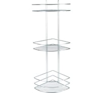 Полка для ванной Rosenberg 3-х ярусная, угловая, овальная RUS-385335