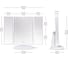Косметическое зеркало Wonder Worker AMAZE с LED-подсветкой 80296 2