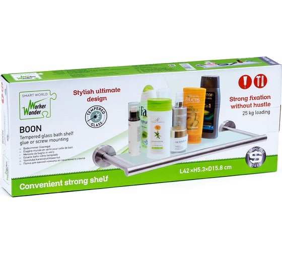 Полка для ванной комнаты Wonder Worker BOON 80326