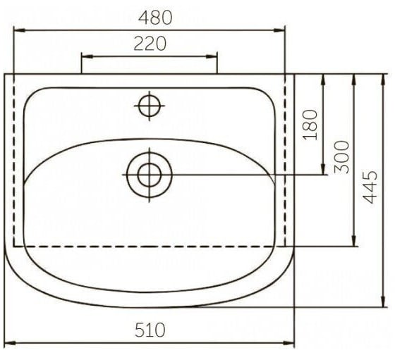 Тумба Corozo Лея 50 для раковины Уют 50 SD-00001489