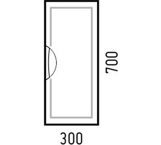 Шкаф подвесной Corozo Монро 30, белый SD-00000679