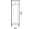 Шкаф-пенал Corozo Блюз 39 SD-00000031 4