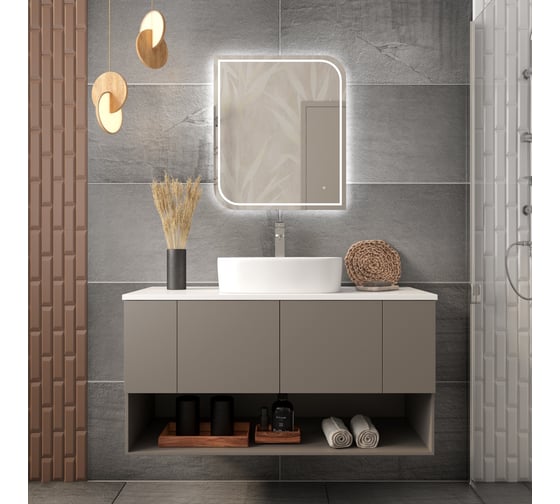 Зеркало Teymi Lempi Pro 60x70, LED-подсветка, сенсор T20263 ЦБ-00269778