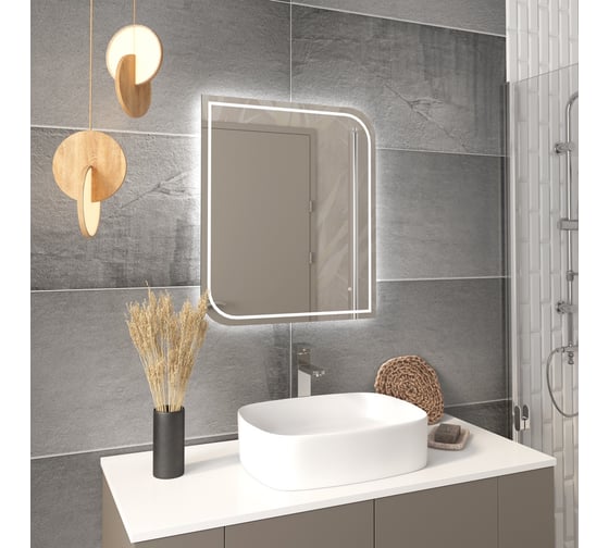 Зеркало Teymi Lempi Pro 60x70, LED-подсветка, сенсор T20263 ЦБ-00269778