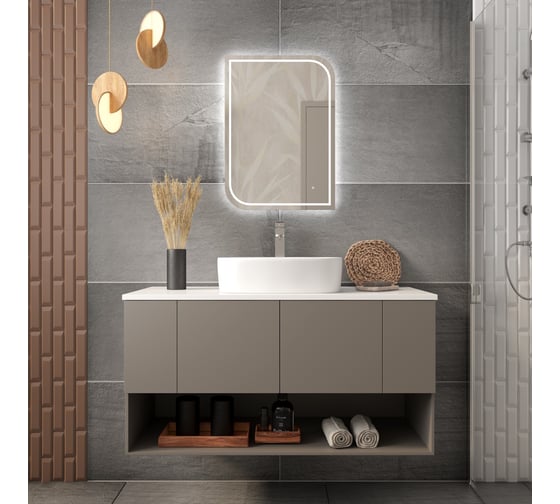 Зеркало Teymi Lempi Pro 50x70, LED-подсветка, сенсор T20262 ЦБ-00269777