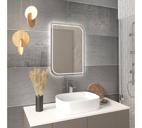 Зеркало Teymi Lempi Pro 50x70, LED-подсветка, сенсор T20262 ЦБ-00269777
