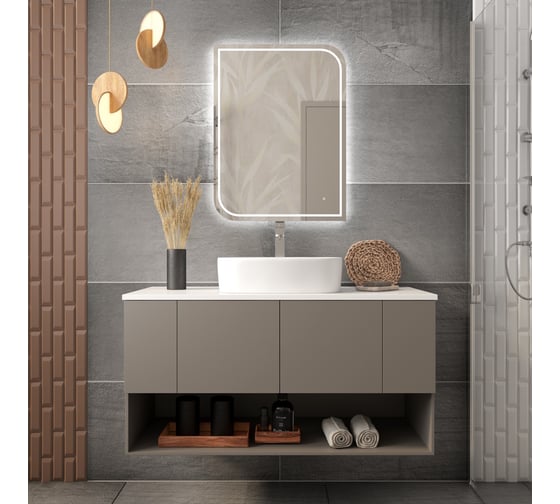 Зеркало Teymi Lempi Pro 60x80, LED-подсветка, сенсор T20264 ЦБ-00269779