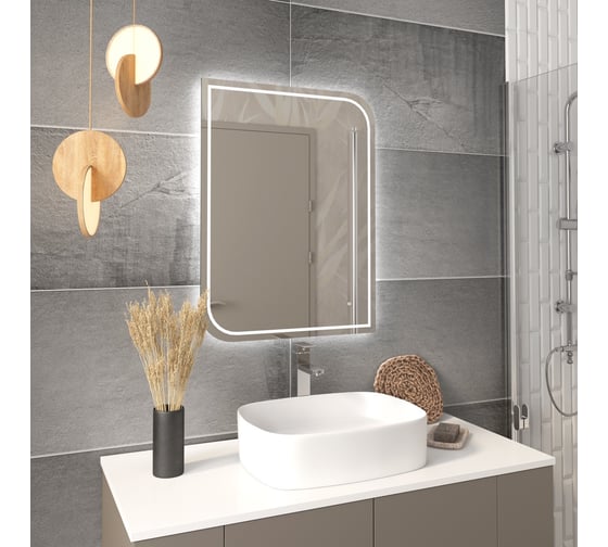 Зеркало Teymi Lempi Pro 60x80, LED-подсветка, сенсор T20264 ЦБ-00269779