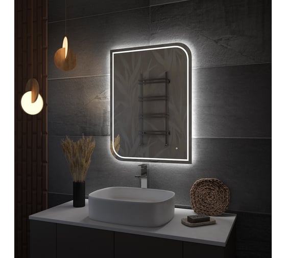 Зеркало Teymi Lempi Pro 60x80, LED-подсветка, сенсор T20264 ЦБ-00269779