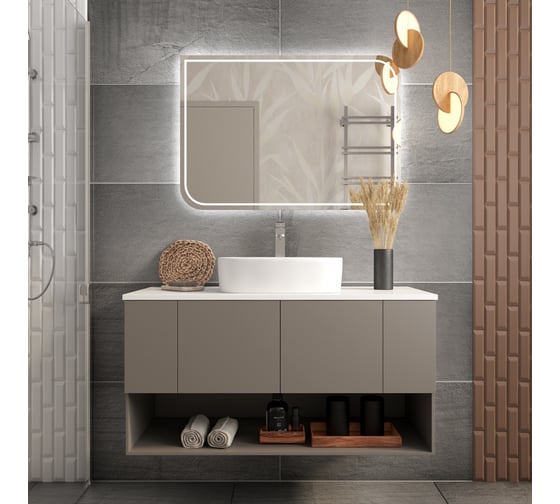 Зеркало Teymi Lempi Pro 100x70, LED-подсветка, сенсор T20266 ЦБ-00269776