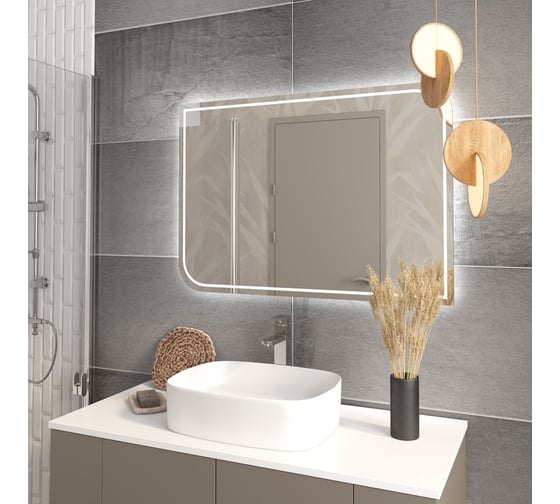 Зеркало Teymi Lempi Pro 100x70, LED-подсветка, сенсор T20266 ЦБ-00269776