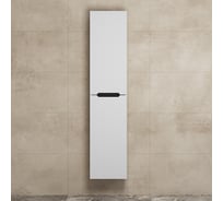 Шкаф-пенал для ванной uperwood Tanos_33х27х150 см, подвесной, универсальный, белый/графит  29102022511