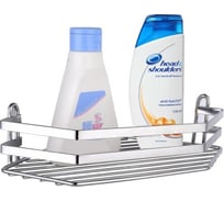 Полка для ванной комнаты и кухни Fora Corsa угловая, одинарная KOR-627