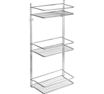 Полка для ванной комнаты и кухни Fora Atemia прямая, тройная KOR-2002