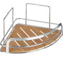 Полка для ванной комнаты Fora Wood угловая, одинарная FOR-WOD01-U