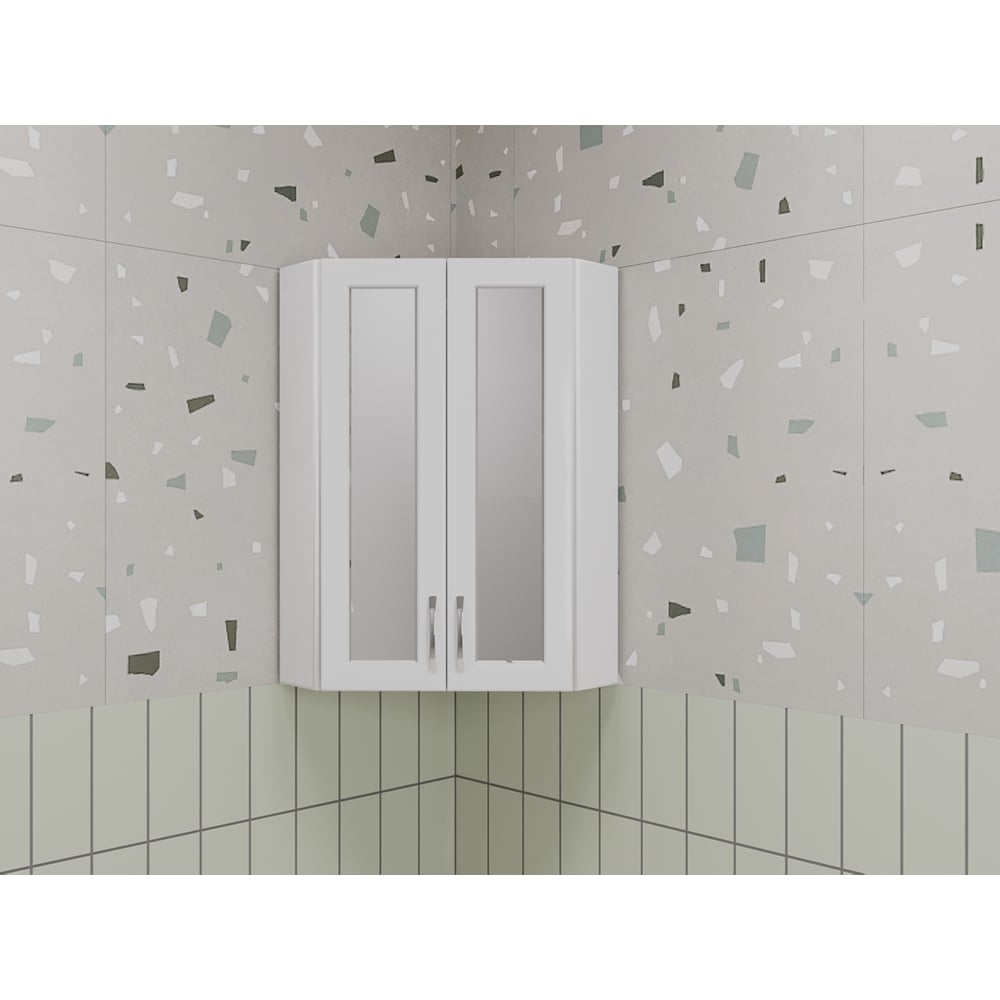 Подвесной шкаф Style Line 450/800 угловой (стекло) ЛС-00002331 ...