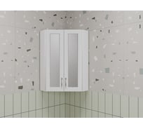 Подвесной шкаф Style Line 450/800 угловой (стекло) ЛС-00002331