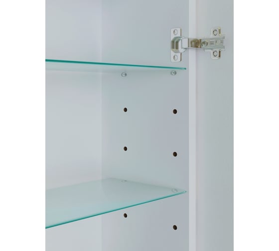 Шкаф зеркальный ALIAS Оливия 90x50 см, с теплой LED-подсветкой и часами, правый sho905035r