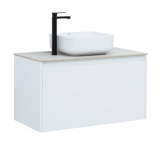 Тумба Aquanet Nova Lite 90 1+1 ящик, цвет белый глянец 00242257