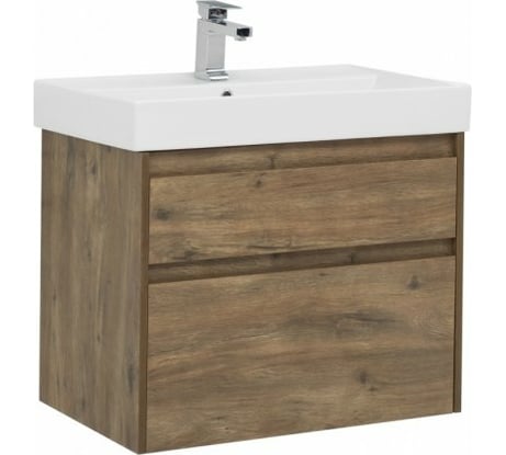 Тумба Aquanet Nova Lite 75 2 ящика, цвет дуб рустикальный 00249515