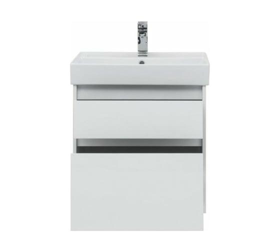 Тумба Aquanet Nova 60 2 ящик, цвет белый глянец 00249914