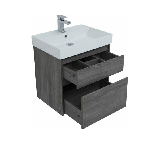 Тумба Aquanet Nova Lite 60 2 ящика, цвет дуб рошелье 00242577
