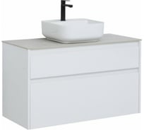Тумба Aquanet Nova Lite 100 2 ящика, цвет белый глянец 00242581