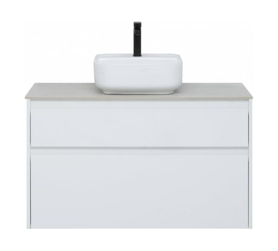 Тумба Aquanet Nova Lite 100 2 ящика, цвет белый глянец 00242581