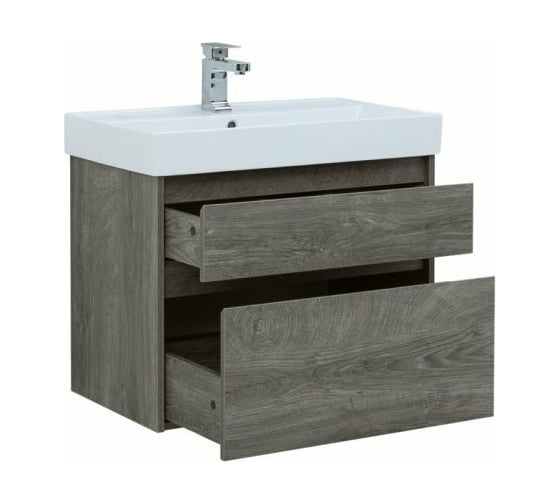 Тумба Aquanet Nova Lite 75 2 ящика, цвет дуб рошелье 00242273