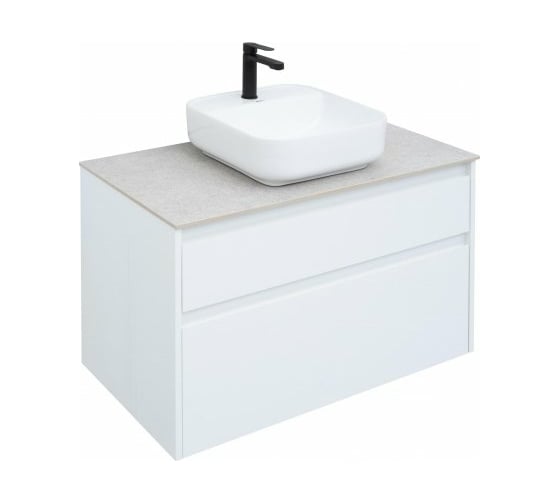 Тумба Aquanet Nova Lite 90 2 ящика, цвет белый глянец 00242268