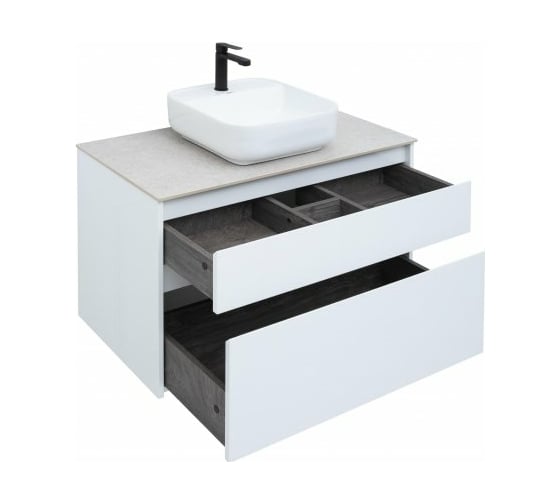 Тумба Aquanet Nova Lite 90 2 ящика, цвет белый глянец 00242268