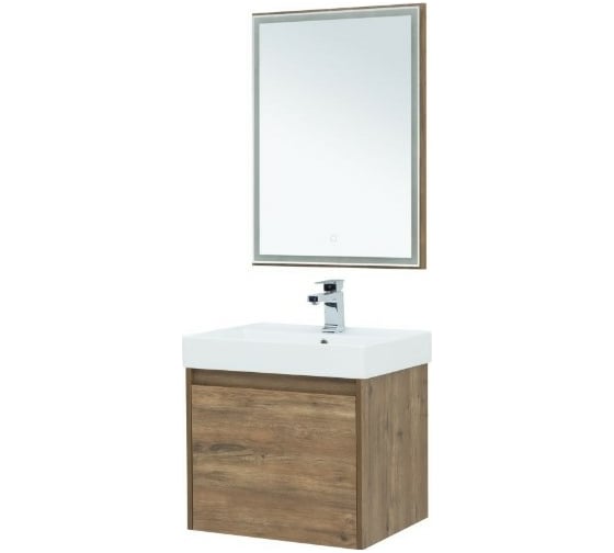 Зеркало Aquanet Nova Lite 60 цвет дуб рустикальный 00249510