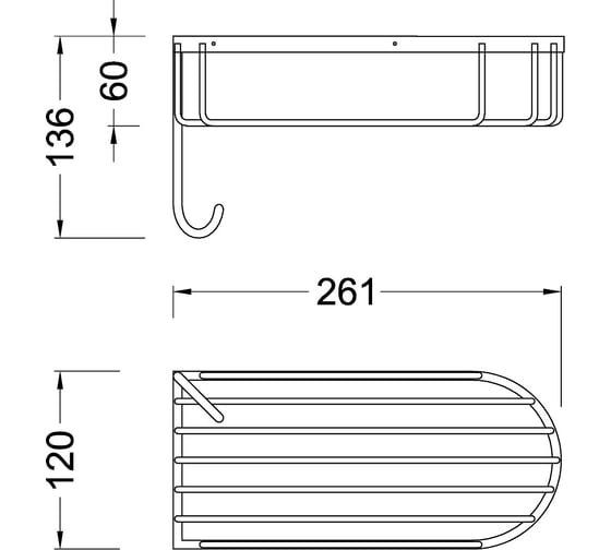 Полка Timo Nelson 160080 02
