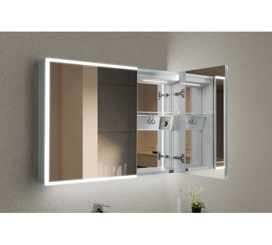 Зеркальный шкаф Esbano ES-3810D 100x70 ESMT3810D
