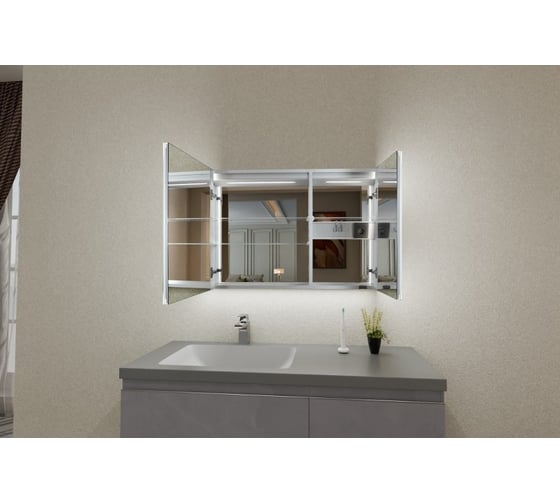 Зеркальный шкаф Esbano ES-3810D 100x70 ESMT3810D