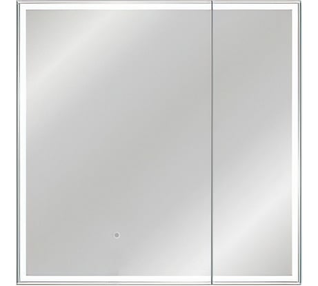 Зеркало-шкаф Style Line Квартет 80x80, с подсветкой, сенсор на зеркале СС-00002375