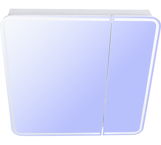 Зеркало-шкаф Style Line Каре 80x80, с подсветкой, сенсор на зеркале СС-00002276