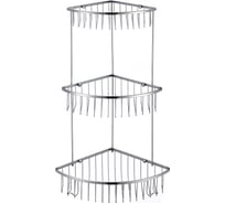 Угловая полка-решетка Savol тройная, хром S-002514-3 23168