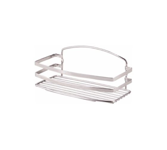 Полка в ванную TEKNO-TEL прямая, 1 ярус,  25x13x10 нерж.сталь глянцевый BK084SSS 1