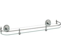 Прямая стеклянная полка Savol 50 см, хром S-007091-1 23174