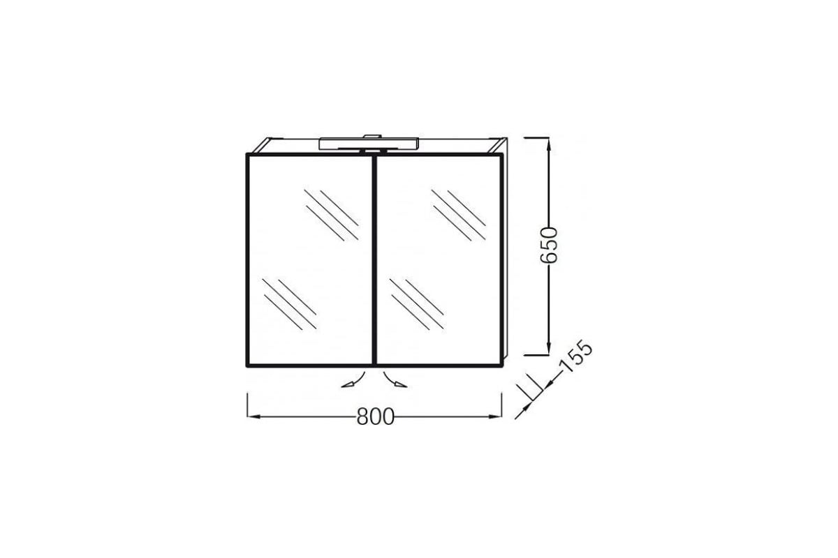 зеркальный шкаф jacob delafon