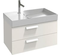Мебель для раковины-столешницы JACOB DELAFON RYTHMIK EB1302-G1C 80 см, Ш79,5хГ36хВ42.4 см, белый блестящий лак 00000042453