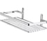Полка в ванную TEKNO-TEL прямая, 1 ярус, 25x12x6 хром ES081 1