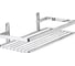 Полка в ванную TEKNO-TEL прямая, 1 ярус, 25x12x6 хром ES081 2