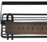 Полка в ванную TEKNO-TEL прямая, 1 ярус, 25x12x6 чёрный матовый ES081B 4
