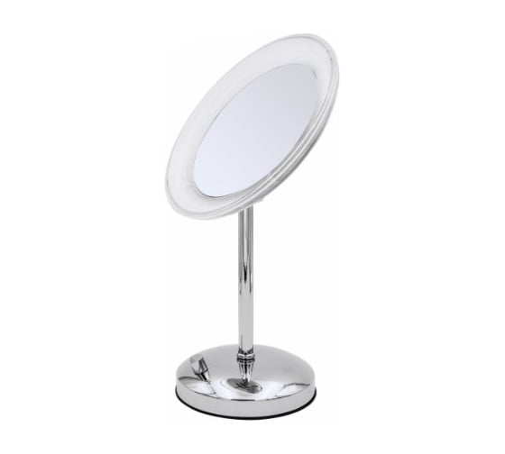 Косметическое зеркало RIDDER настольное Tiana 5х-увеличение LED USB хром О3205100