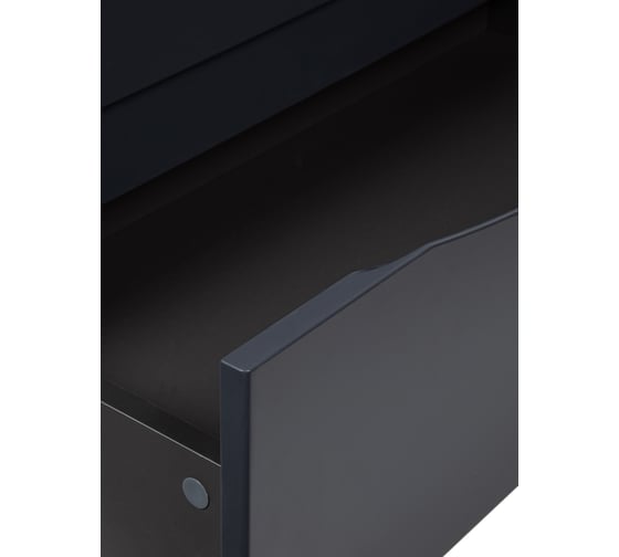 Тумба подвесная 80см серая матовая со столешницей под дерево без раковины BOND T09807 1