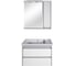 Зеркало со шкафчиком АСБ-МЕБЕЛЬ Мирано 85, правое 12260 2